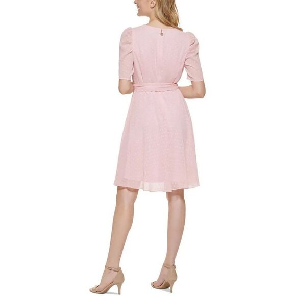 Tommy Hilfiger Pink V-Neck Dress - Picture 4 of 9